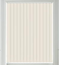 Alpha Blackout Cream - Fire Retardant & Moisture Resistant Blackout Vertical Blind