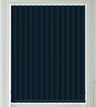 Alpha Blackout Navy - Fire Retardant & Moisture Resistant Blackout Vertical Blind