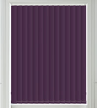 Alpha Blackout Purple – Fire Retardant & Moisture Resistant Blackout Vertical Blind