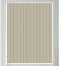 Alpha Blackout Taupe – Fire Retardant & Moisture Resistant Blackout Vertical Blind