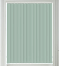 Alpha Blackout Turquoise – Fire Retardant & Moisture Resistant Blackout Vertical Blind