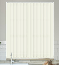 Alpha Ivory - Fire Retardant & Moisture Resistant Vertical Blind