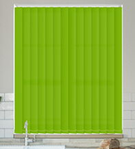 Alpha Lime – Fire Retardant & Moisture Resistant Vertical Blind