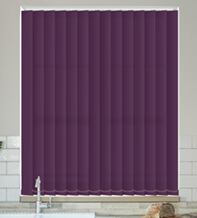 Alpha Purple - Fire Retardant & Moisture Resistant Vertical Blind