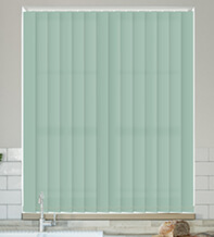 Alpha Turquoise – Fire Retardant & Moisture Resistant Vertical Blind