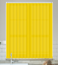 Alpha Yellow – Fire Retardant & Moisture Resistant Vertical Blind