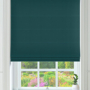 Omni Peacock - Velvet Twist Fit No Drill Roman Blind