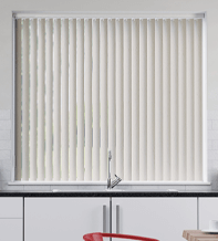Pearl Cream Shadow Pattern - Rigid PVC Vertical Blind