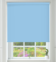 Cambridge Safe+ Baby Blue - Fire Retardant & Moisture Resistant Blackout Roller Blind