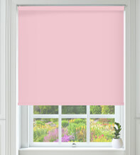 Cambridge Safe+ Baby Pink - Fire Retardant & Moisture Resistant Blackout Roller Blind