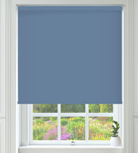 Cambridge Safe+ Blue - Fire Retardant & Moisture Resistant Blackout Roller Blind