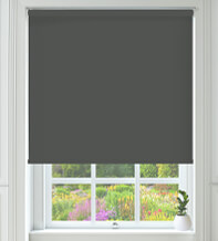 Cambridge Safe+ Charcoal - Fire Retardant & Moisture Resistant Blackout Roller Blind