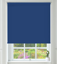 Cambridge Safe+ Cobalt Blue - Fire Retardant & Moisture Resistant Blackout Roller Blind