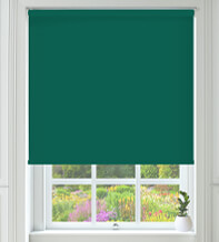 Cambridge Safe+ Emerald Green - Fire Retardant & Moisture Resistant Blackout Roller Blind