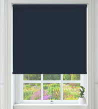 Cambridge Safe+ Navy - Fire Retardant & Moisture Resistant Blackout Roller Blind