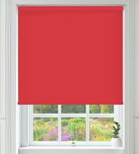 Cambridge Red - Safe+ Fire Retardant & Moisture Resistant Blackout Roller Blind