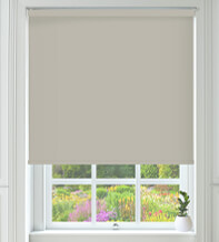 Cambridge Safe+ Stone Grey - Fire Retardant & Moisture Resistant Blackout Roller Blind