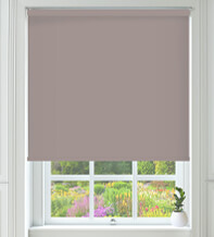 Cambridge Safe+ Taupe - Fire Retardant & Moisture Resistant Blackout Roller Blind