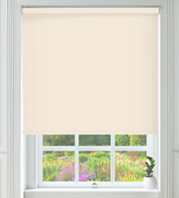 Cambridge Safe+ Warm Ivory - Fire Retardant & Moisture Resistant Blackout Roller Blind
