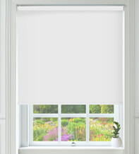 Cambridge Safe+ White - Fire Retardant & Moisture Resistant Blackout Roller Blind