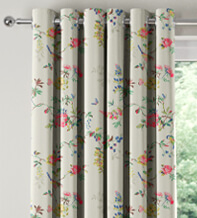 Cath Kidston Birds and Roses Multi - Designer Curtains