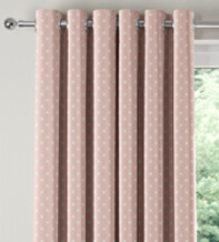 Cath Kidston Button Spot Pink - Designer Curtains