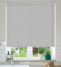 Oxford Safe+ Ash Grey - Fire Retardant & Moisture Resistant Roller Blind