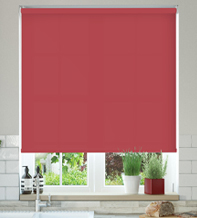 Oxford Safe+ Cherry - Fire Retardant & Moisture Resistant Roller Blind