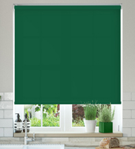 Oxford Safe+ Emerald Green - Fire Retardant & Moisture Resistant Roller Blind