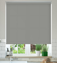 Oxford Safe+ Grey - Fire Retardant & Moisture Resistant Roller Blind