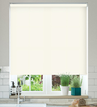 Oxford Safe+ Ivory - Fire Retardant & Moisture Resistant Roller Blind