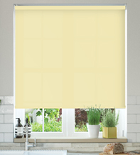 Oxford Safe+ Lemon - Fire Retardant & Moisture Resistant Roller Blind