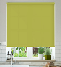 Oxford Safe+ Lime Green - Fire Retardant & Moisture Resistant Roller Blind