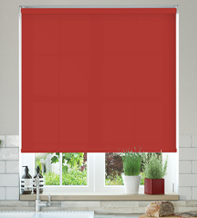Oxford Safe+ Red - Fire Retardant & Moisture Resistant Roller Blind