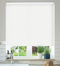 Oxford Safe+ White - Fire Retardant & Moisture Resistant Roller Blind