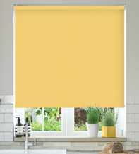 Oxford Safe+ Yellow - Fire Retardant & Moisture Resistant Roller Blind