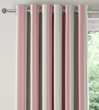 Cath Kidston Canopy Stripe Pink – Designer Curtains