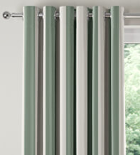 Cath Kidston Canopy Stripe Sage – Designer Curtains