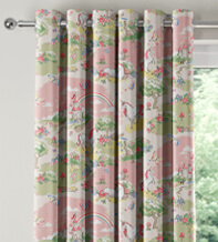 Cath Kidston Magical Scenic Pink – Designer Curtains
