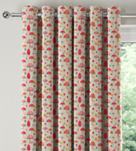 Cath Kidston Mini Mushrooms Multi – Designer Curtains