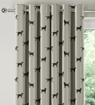 Emily Bond Marley Coal – Designer Curtains