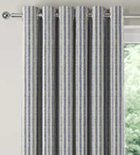 Emily Bond Oscar Stripe Indigo – Designer Curtains