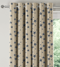 Emily Bond St Maws Indigo – Designer Curtains