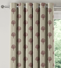 Emily Bond Yew Tree Mulberry – Designer Curtains