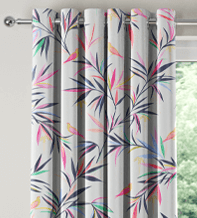 Sara Miller Bamboo White – Designer Curtains