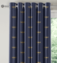 Sara Miller Dragonfly Navy – Designer Curtains