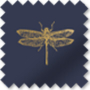 Sara Miller Dragonfly Navy – Designer Curtains