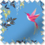 Sara Miller Hummingbird Cornflower Blue – Designer Curtains