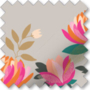 Sara Miller Peony Border Pale Grey – Designer Curtains