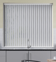 Dari Light Grey - Rigid PVC Vertical Blind